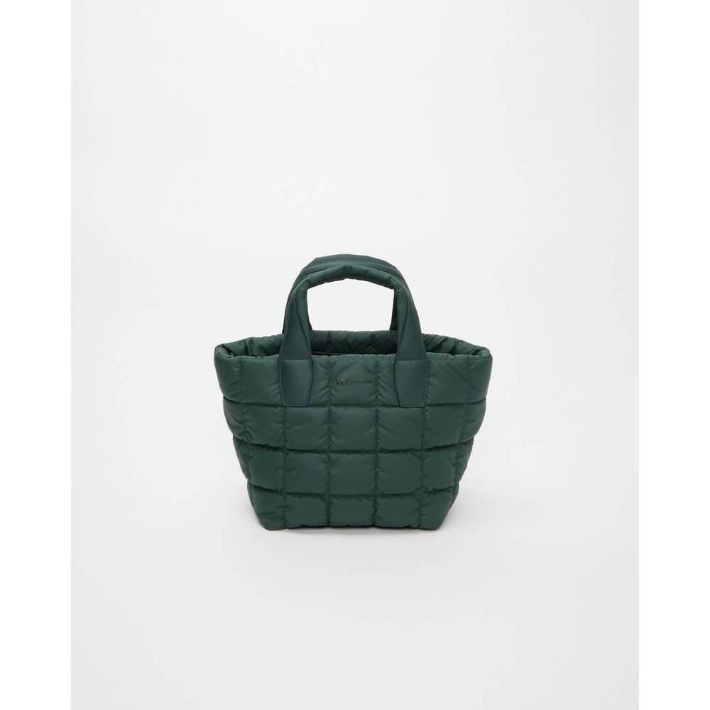 NEW VEE COLLECTIVE women's porter small tote bag in bottle green